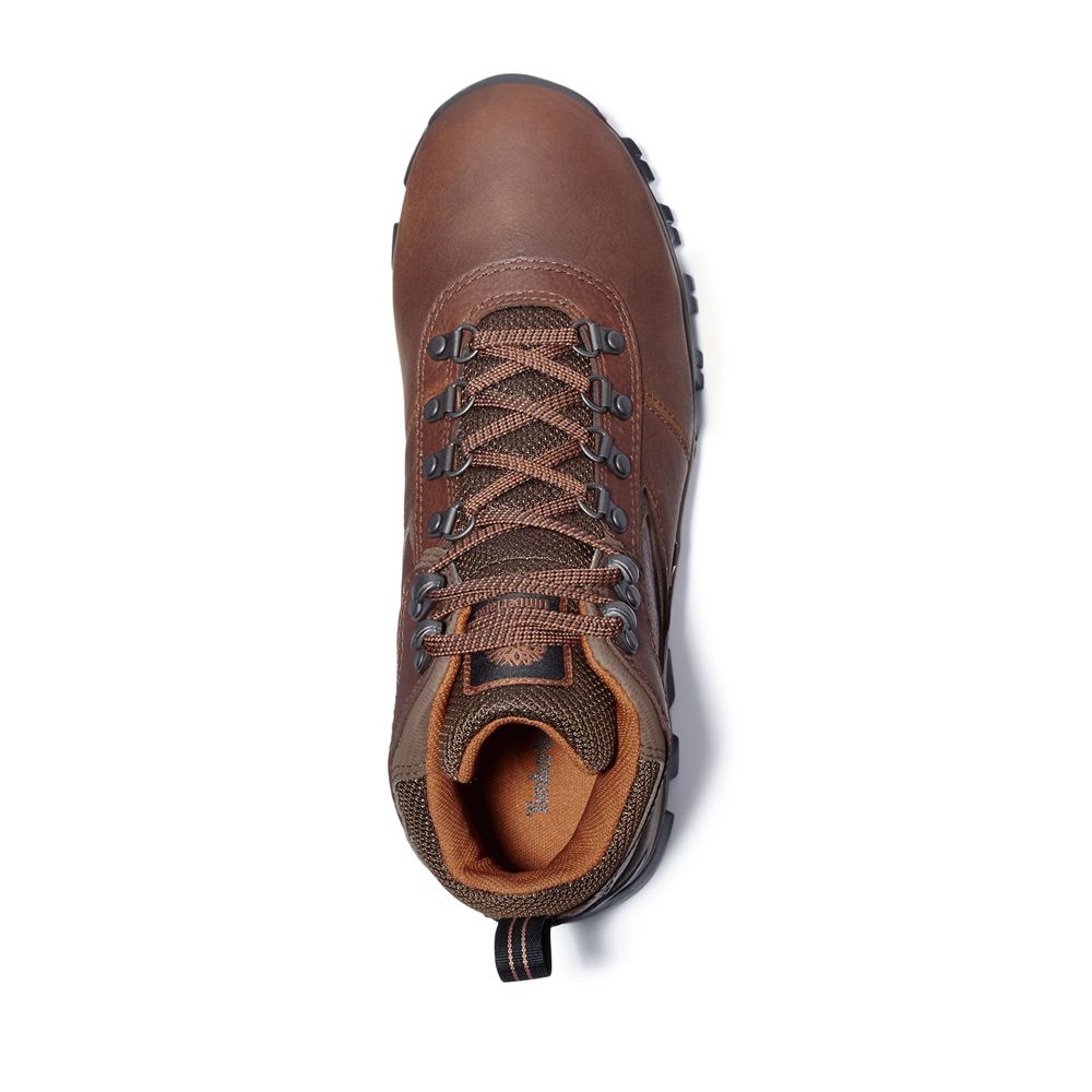 Timberland Mens Hiking Boots Mt. Maddsen Mid Waterproof - Brown - India QB1729634